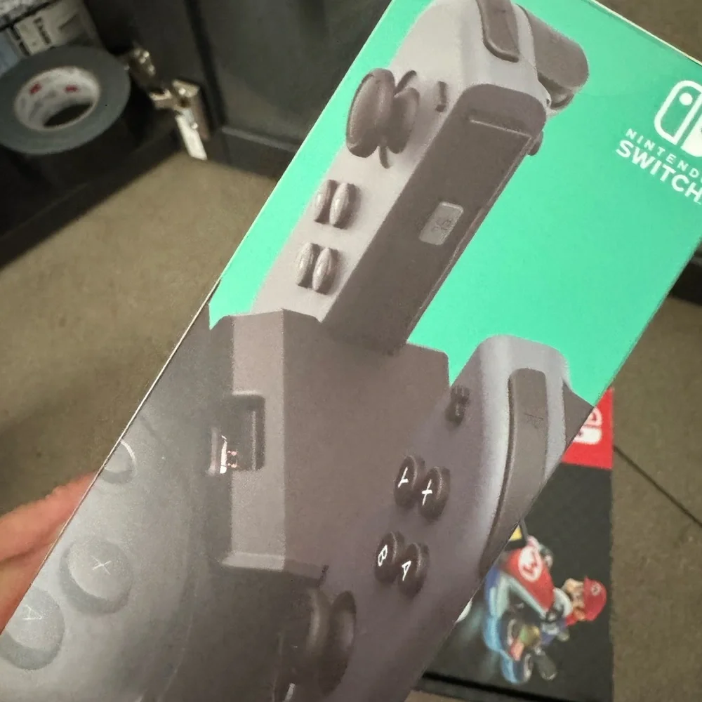 Nintendo Black and Red Controller Charging Grip